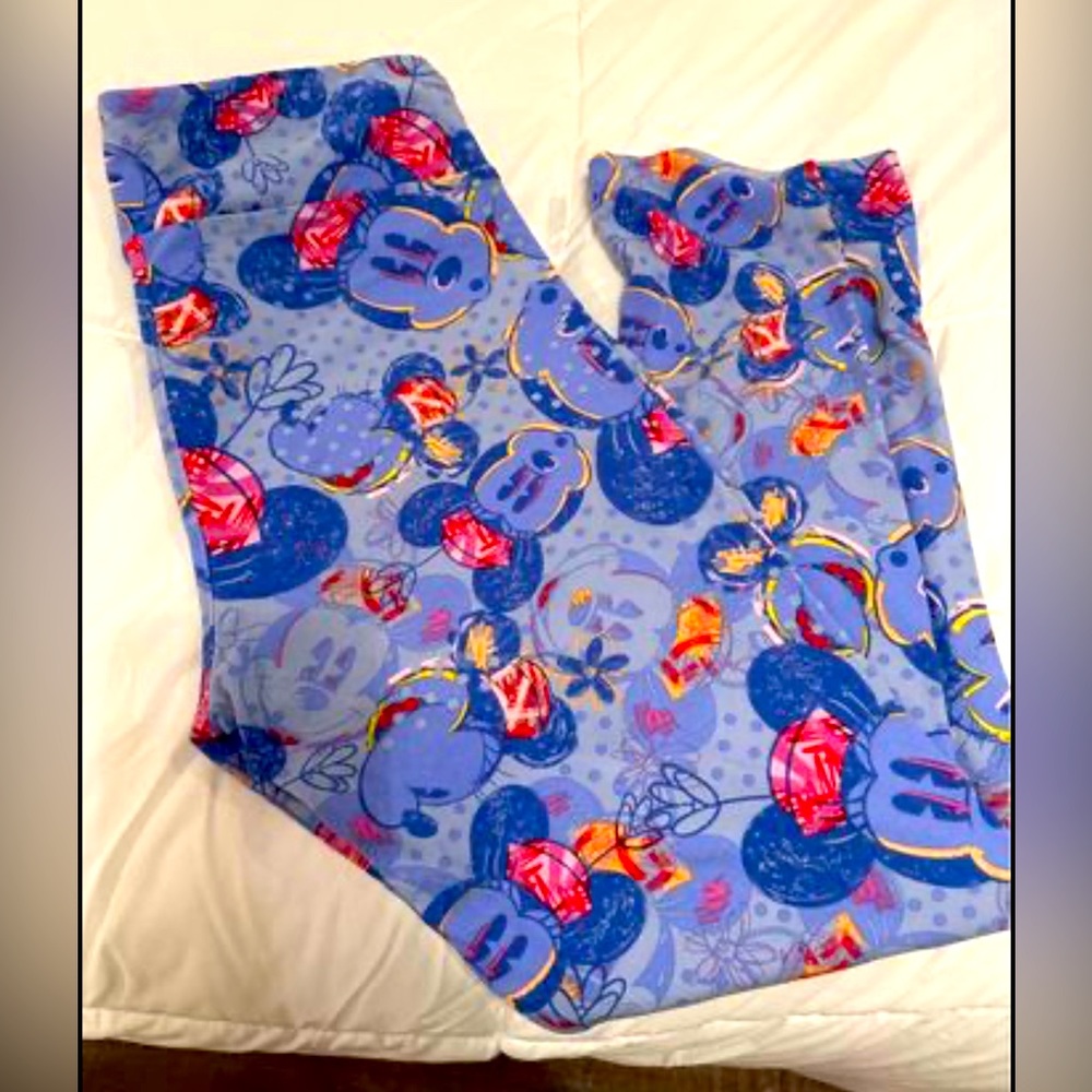Lularoe LLR TC Disney Leggings Minnie Mouse